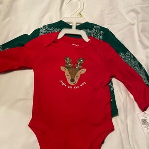 Carters long sleeve Christmas 🎄 bodysuit